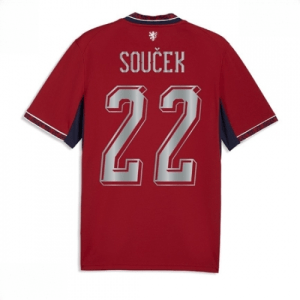 Echipament fotbal Republica Cehă Tomas Soucek #22 Tricou Acasa Mondial 2026 maneca scurta