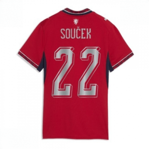 Echipament fotbal Republica Cehă Tomas Soucek #22 Tricou Acasa Mondial 2026 pentru femei maneca scurta