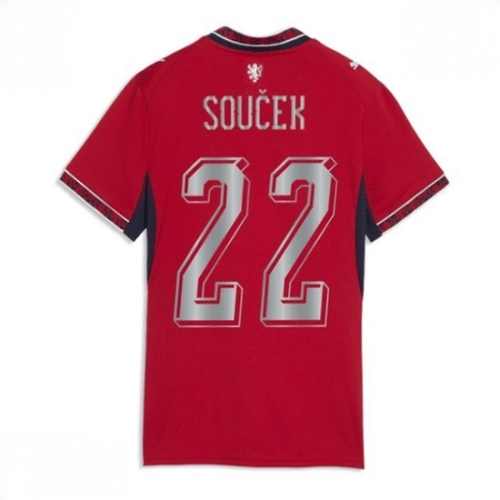 Echipament fotbal Republica Cehă Tomas Soucek #22 Tricou Acasa Mondial 2026 pentru femei maneca scurta 1 Echipament fotbal Republica Cehă Tomas Soucek #22 Tricou Acasa Mondial 2026 pentru femei maneca scurta