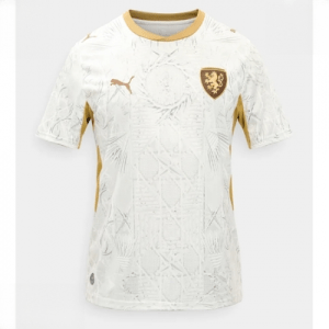 Echipament fotbal Republica Cehă Tricou Deplasare Mondial 2026 pentru femei maneca scurta