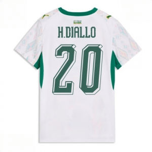 Echipament fotbal Senegal Habib Diallo #20 Tricou Acasa Mondial 2026 pentru femei maneca scurta