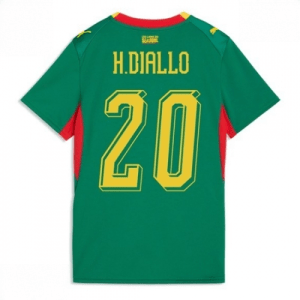 Echipament fotbal Senegal Habib Diallo #20 Tricou Deplasare Mondial 2026 pentru femei maneca scurta