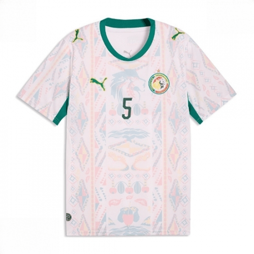 Echipament fotbal Senegal Idrissa Gueye #5 Tricou Acasa Mondial 2026 maneca scurta 2 Echipament fotbal Senegal Idrissa Gueye #5 Tricou Acasa Mondial 2026 maneca scurta - imagine 2
