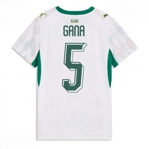 Echipament fotbal Senegal Idrissa Gueye #5 Tricou Acasa Mondial 2026 pentru femei maneca scurta 1 Echipament fotbal Senegal Idrissa Gueye #5 Tricou Acasa Mondial 2026 pentru femei maneca scurta