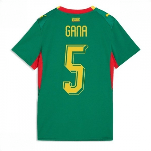 Echipament fotbal Senegal Idrissa Gueye #5 Tricou Deplasare Mondial 2026 pentru femei maneca scurta 1 Echipament fotbal Senegal Idrissa Gueye #5 Tricou Deplasare Mondial 2026 pentru femei maneca scurta
