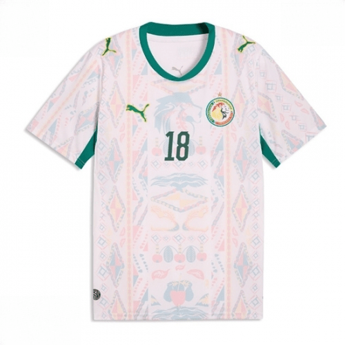 Echipament fotbal Senegal Ismaila Sarr #18 Tricou Acasa Mondial 2026 maneca scurta 2 Echipament fotbal Senegal Ismaila Sarr #18 Tricou Acasa Mondial 2026 maneca scurta - imagine 2