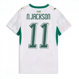 Echipament fotbal Senegal Nicolas Jackson #11 Tricou Acasa Mondial 2026 pentru femei maneca scurta
