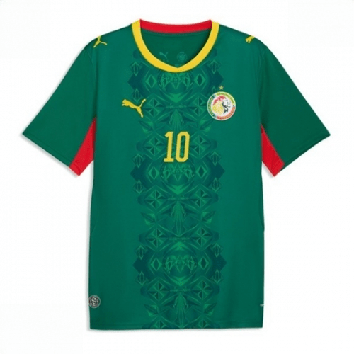 Echipament fotbal Senegal Sadio Mane #10 Tricou Deplasare Mondial 2026 maneca scurta 2 Echipament fotbal Senegal Sadio Mane #10 Tricou Deplasare Mondial 2026 maneca scurta - imagine 2