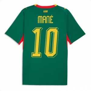 Echipament fotbal Senegal Sadio Mane #10 Tricou Deplasare Mondial 2026 maneca scurta