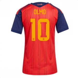 Echipament fotbal Spania Dani Olmo #10 Tricou Acasa Mondial 2026 pentru femei maneca scurta
