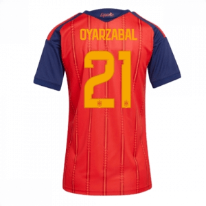 Echipament fotbal Spania Mikel Oyarzabal #21 Tricou Acasa Mondial 2026 pentru femei maneca scurta