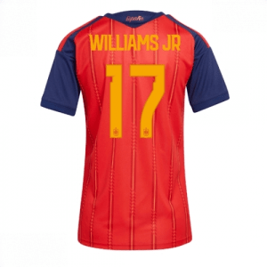Echipament fotbal Spania Nico Williams #17 Tricou Acasa Mondial 2026 pentru femei maneca scurta