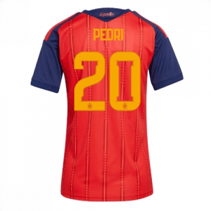 Echipament fotbal Spania Pedri Gonzalez #20 Tricou Acasa Mondial 2026 pentru femei maneca scurta