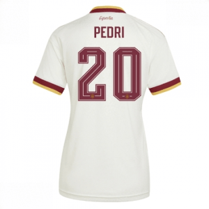 Echipament fotbal Spania Pedri Gonzalez #20 Tricou Deplasare Mondial 2026 pentru femei maneca scurta