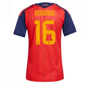 Echipament fotbal Spania Rodri Hernandez #16 Tricou Acasa Mondial 2026 pentru femei maneca scurta