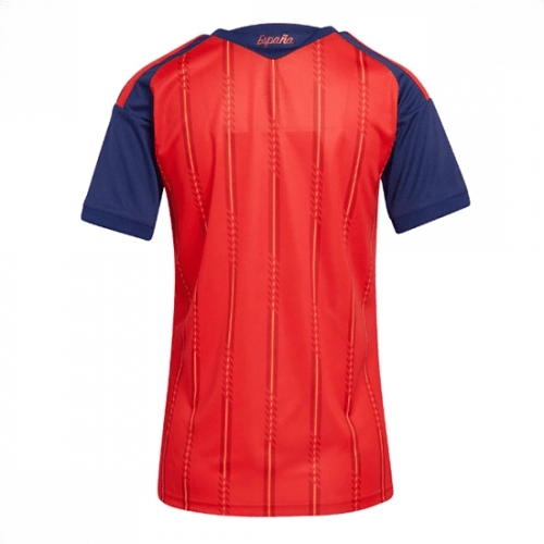 Echipament fotbal Spania Tricou Acasa Mondial 2026 pentru femei maneca scurta 2 Echipament fotbal Spania Tricou Acasa Mondial 2026 pentru femei maneca scurta - imagine 2