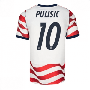 Echipament fotbal Statele Unite Christian Pulisic #10 Tricou Acasa Mondial 2026 maneca scurta