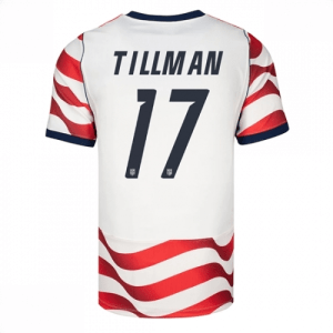 Echipament fotbal Statele Unite Malik Tillman #17 Tricou Acasa Mondial 2026 maneca scurta
