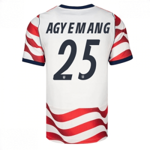 Echipament fotbal Statele Unite Patrick Agyemang #25 Tricou Acasa Mondial 2026 maneca scurta