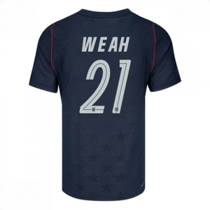 Echipament fotbal Statele Unite Timothy Weah #21 Tricou Deplasare Mondial 2026 maneca scurta