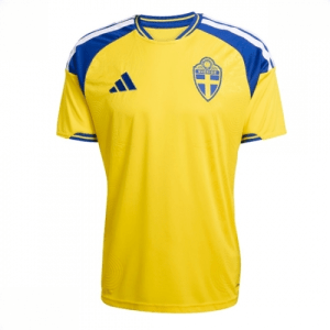 Echipament fotbal Suedia Tricou Acasa Mondial 2026 maneca scurta