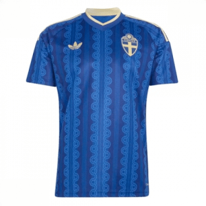 Echipament fotbal Suedia Tricou Deplasare Mondial 2026 maneca scurta