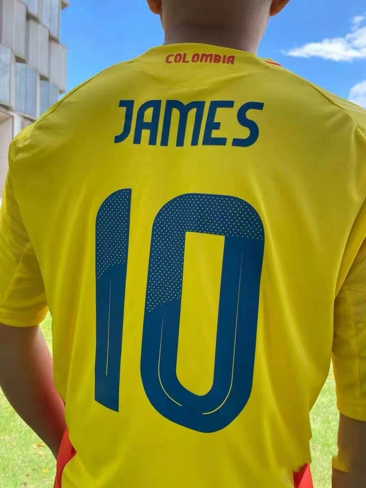 James Rodriguez Columbia Tricou Mondial 2026