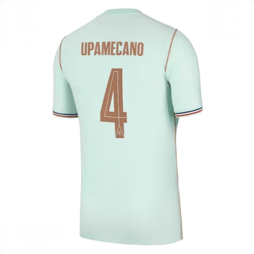 Echipament fotbal Franța Dayot Upamecano #4 Tricou Deplasare Mondial 2026 Barbati maneca scurta 1 Echipament fotbal Franța Dayot Upamecano #4 Tricou Deplasare Mondial 2026 Barbati maneca scurta