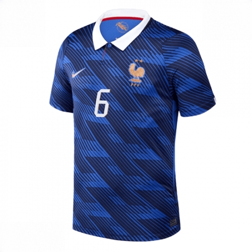 Echipament fotbal Franța Eduardo Camavinga #6 Tricou Acasa Mondial 2026 Barbati maneca scurta 2 Echipament fotbal Franța Eduardo Camavinga #6 Tricou Acasa Mondial 2026 Barbati maneca scurta
