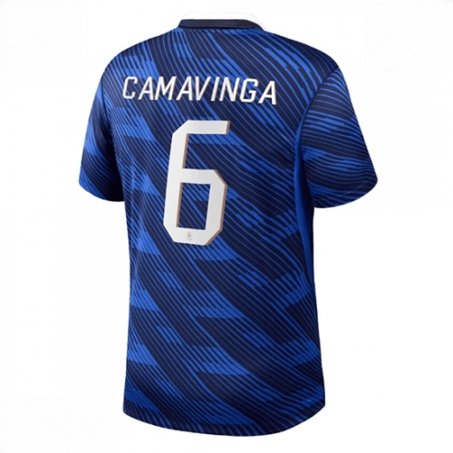 Echipament fotbal Franța Eduardo Camavinga #6 Tricou Acasa Mondial 2026 Barbati maneca scurta 1 Echipament fotbal Franța Eduardo Camavinga #6 Tricou Acasa Mondial 2026 Barbati maneca scurta