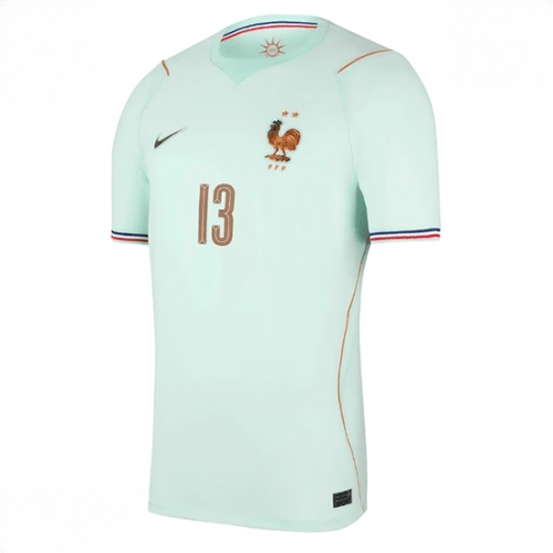 Echipament fotbal Franța Kante #13 Tricou Deplasare Mondial 2026 Barbati maneca scurta 2 Echipament fotbal Franța Kante #13 Tricou Deplasare Mondial 2026 Barbati maneca scurta