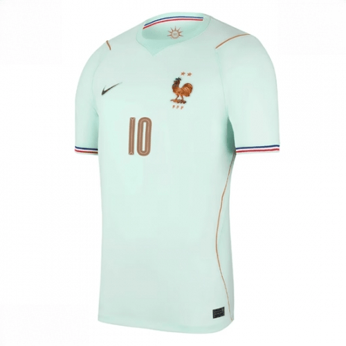 Echipament fotbal Franța Kylian Mbappe #10 Tricou Deplasare Mondial 2026 Barbati maneca scurta 2 Echipament fotbal Franța Kylian Mbappe #10 Tricou Deplasare Mondial 2026 Barbati maneca scurta