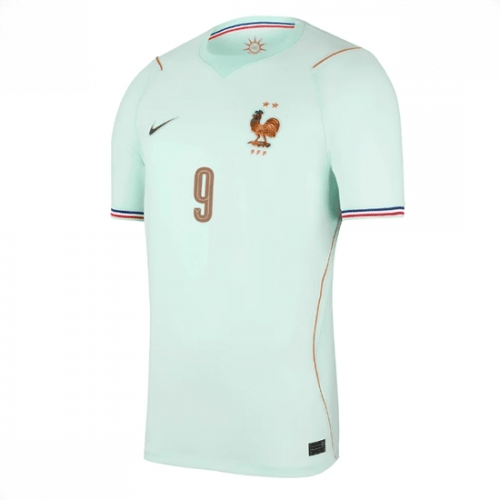 Echipament fotbal Franța Marcus Thuram #9 Tricou Deplasare Mondial 2026 Barbati maneca scurta 2 Echipament fotbal Franța Marcus Thuram #9 Tricou Deplasare Mondial 2026 Barbati maneca scurta