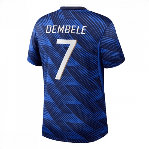Echipament fotbal Franța Ousmane Dembele #7 Tricou Acasa Mondial 2026 Barbati maneca scurta 1 Echipament fotbal Franța Ousmane Dembele #7 Tricou Acasa Mondial 2026 Barbati maneca scurta
