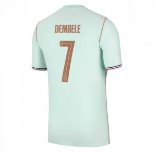 Echipament fotbal Franța Ousmane Dembele #7 Tricou Deplasare Mondial 2026 Barbati maneca scurta