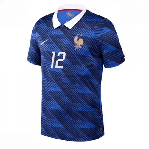 Echipament fotbal Franța Randal Kolo Muani #12 Tricou Acasa Mondial 2026 Barbati maneca scurta 2 Echipament fotbal Franța Randal Kolo Muani #12 Tricou Acasa Mondial 2026 Barbati maneca scurta