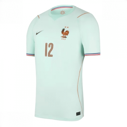 Echipament fotbal Franța Randal Kolo Muani #12 Tricou Deplasare Mondial 2026 Barbati maneca scurta 2 Echipament fotbal Franța Randal Kolo Muani #12 Tricou Deplasare Mondial 2026 Barbati maneca scurta - imagine 2