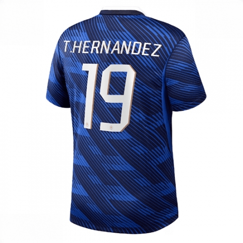 Echipament fotbal Franța Theo Hernandez #19 Tricou Acasa Mondial 2026 Barbati maneca scurta 1 Echipament fotbal Franța Theo Hernandez #19 Tricou Acasa Mondial 2026 Barbati maneca scurta