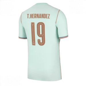 Echipament fotbal Franța Theo Hernandez #19 Tricou Deplasare Mondial 2026 Barbati maneca scurta