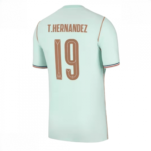 Echipament fotbal Franța Theo Hernandez #19 Tricou Deplasare Mondial 2026 Barbati maneca scurta 1 Echipament fotbal Franța Theo Hernandez #19 Tricou Deplasare Mondial 2026 Barbati maneca scurta