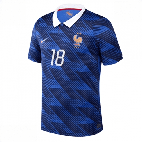 Echipament fotbal Franța Warren Zaire-Emery #18 Tricou Acasa Mondial 2026 Barbati maneca scurta 2 Echipament fotbal Franța Warren Zaire-Emery #18 Tricou Acasa Mondial 2026 Barbati maneca scurta