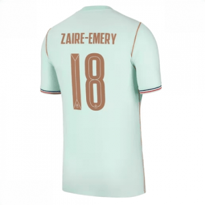 Echipament fotbal Franța Warren Zaire-Emery #18 Tricou Deplasare Mondial 2026 Barbati maneca scurta
