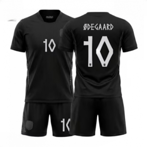 Echipament fotbal Norvegia Martin Odegaard #10 Tricou Deplasare Mondial 2026 pentru copii şi pantaloni