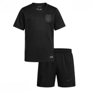 Echipament fotbal Norvegia Tricou Deplasare Mondial 2026 pentru copii şi pantaloni
