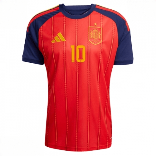 Echipament fotbal Spania Dani Olmo #10 Tricou Acasa Mondial 2026 Barbati maneca scurta 2 Echipament fotbal Spania Dani Olmo #10 Tricou Acasa Mondial 2026 Barbati maneca scurta