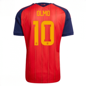 Echipament fotbal Spania Dani Olmo #10 Tricou Acasa Mondial 2026 Barbati maneca scurta