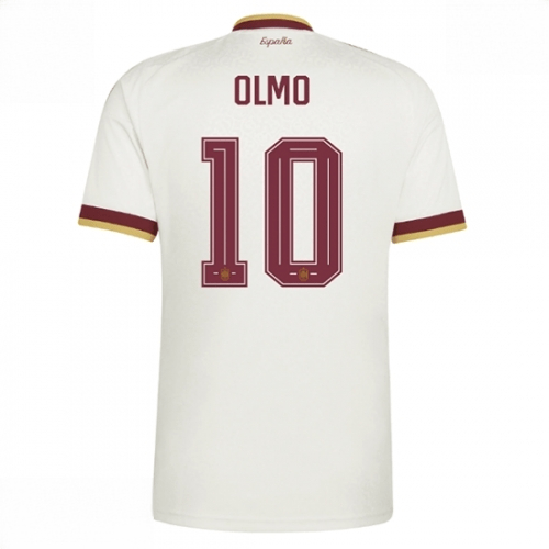 Echipament fotbal Spania Dani Olmo #10 Tricou Deplasare Mondial 2026 Barbati maneca scurta 1 Echipament fotbal Spania Dani Olmo #10 Tricou Deplasare Mondial 2026 Barbati maneca scurta