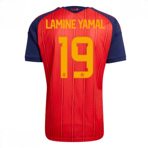 Echipament fotbal Spania Lamine Yamal #19 Tricou Acasa Mondial 2026 Barbati maneca scurta 1 Echipament fotbal Spania Lamine Yamal #19 Tricou Acasa Mondial 2026 Barbati maneca scurta