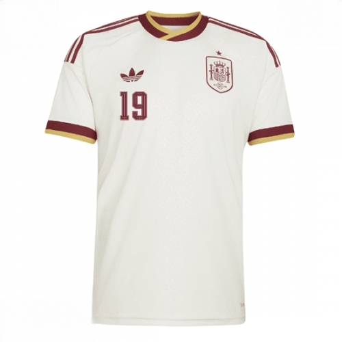 Echipament fotbal Spania Lamine Yamal #19 Tricou Deplasare Mondial 2026 Barbati maneca scurta 2 Echipament fotbal Spania Lamine Yamal #19 Tricou Deplasare Mondial 2026 Barbati maneca scurta