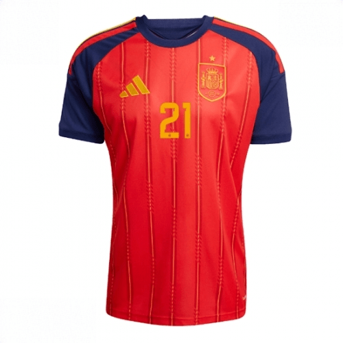 Echipament fotbal Spania Mikel Oyarzabal #21 Tricou Acasa Mondial 2026 Barbati maneca scurta 2 Echipament fotbal Spania Mikel Oyarzabal #21 Tricou Acasa Mondial 2026 Barbati maneca scurta